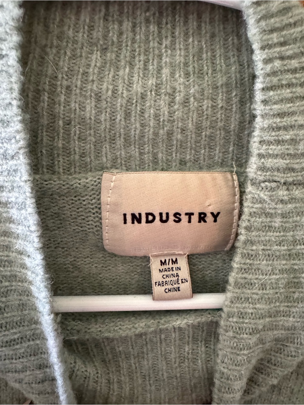 Women’s Sage Mock Neck Sweater - Relaxed Fit - Picture 2 of 2
